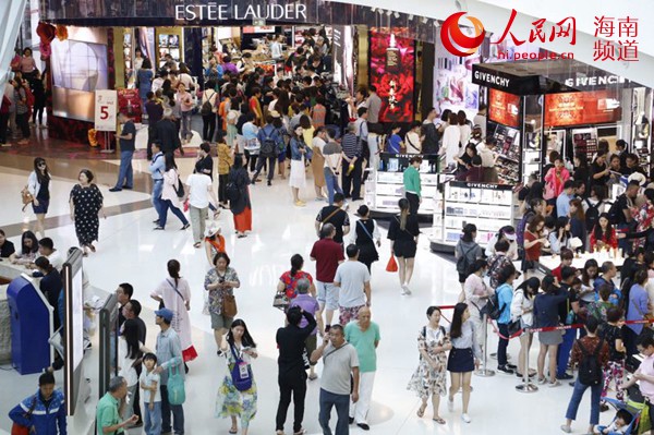 2017上半年三亚免税店购物人数同比增长24%